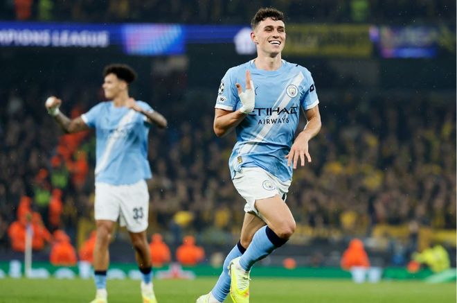 曼城4-1多特：福登双响闪耀欧冠，哈兰德弑旧主延续纪录