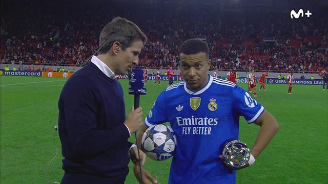 姆巴佩：队友们的传球质量很高，和他们共事是我的幸运